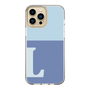 Slim Protection Case［ Original - initial two tone - L blue ］