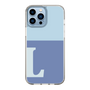 Slim Protection Case［ Original - initial two tone - L blue ］