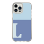 Slim Protection Case［ Original - initial two tone - L blue ］