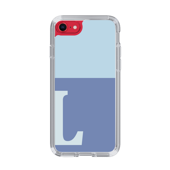 Slim Protection Case［ Original - initial two tone - L blue ］