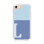 Slim Protection Case［ Original - initial two tone - L blue ］