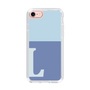 Slim Protection Case［ Original - initial two tone - L blue ］