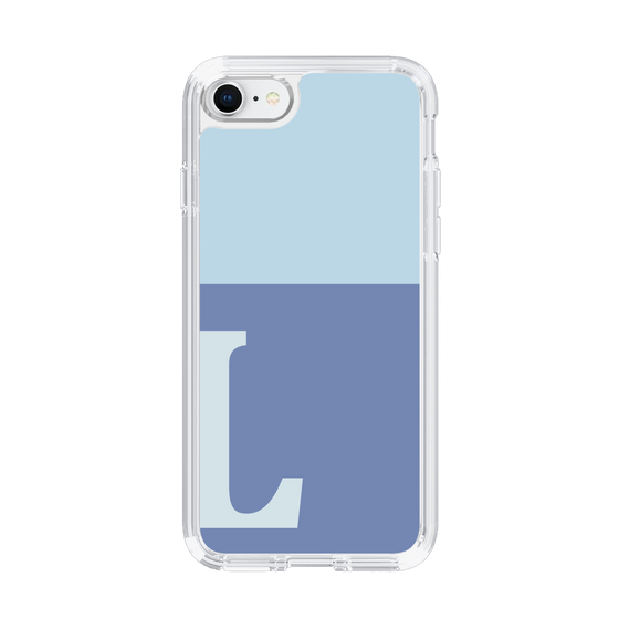 Slim Protection Case［ Original - initial two tone - L blue ］