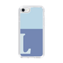 Slim Protection Case［ Original - initial two tone - L blue ］