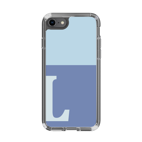 Slim Protection Case［ Original - initial two tone - L blue ］