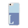 Slim Protection Case［ Original - initial two tone - L blue ］