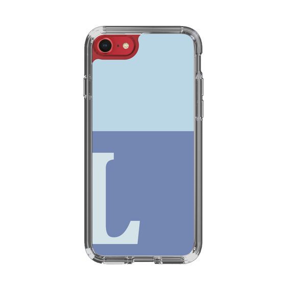 Slim Protection Case［ Original - initial two tone - L blue ］