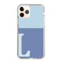 Slim Protection Case［ Original - initial two tone - L blue ］
