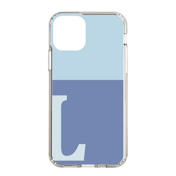 Slim Protection Case［ Original - initial two tone - L blue ］