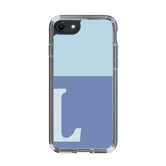 Slim Protection Case［ Original - initial two tone - L blue ］