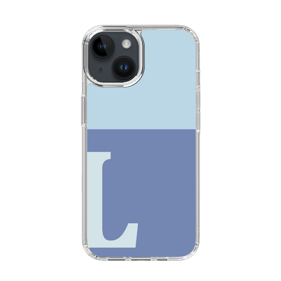 Slim Protection Case［ Original - initial two tone - L blue ］