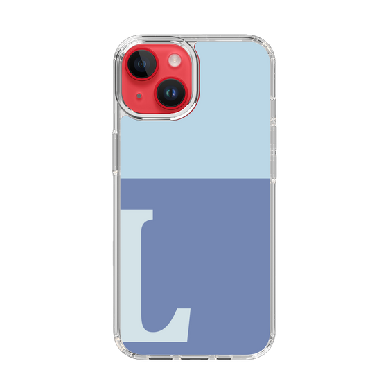 Slim Protection Case［ Original - initial two tone - L blue ］