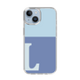 Slim Protection Case［ Original - initial two tone - L blue ］