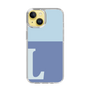 Slim Protection Case［ Original - initial two tone - L blue ］
