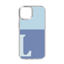 Slim Protection Case［ Original - initial two tone - L blue ］