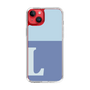 Slim Protection Case［ Original - initial two tone - L blue ］