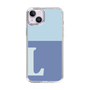 Slim Protection Case［ Original - initial two tone - L blue ］