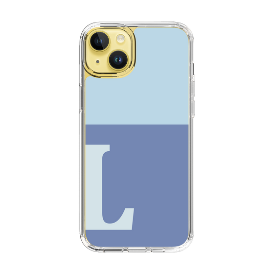 Slim Protection Case［ Original - initial two tone - L blue ］