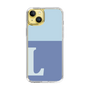 Slim Protection Case［ Original - initial two tone - L blue ］