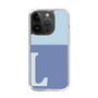 Slim Protection Case［ Original - initial two tone - L blue ］