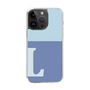 Slim Protection Case［ Original - initial two tone - L blue ］