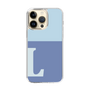 Slim Protection Case［ Original - initial two tone - L blue ］