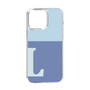 Slim Protection Case［ Original - initial two tone - L blue ］