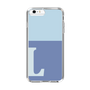 Slim Protection Case［ Original - initial two tone - L blue ］
