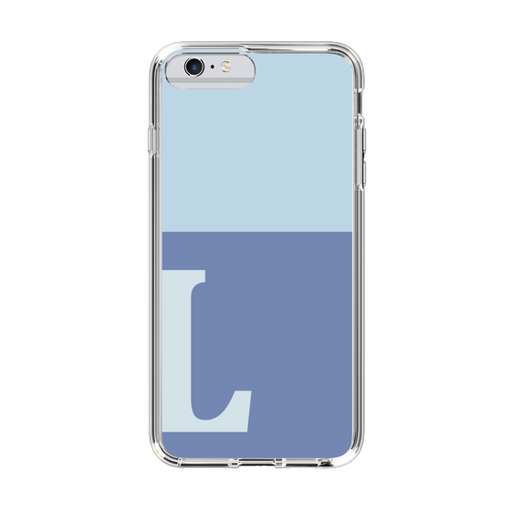 Slim Protection Case［ Original - initial two tone - L blue ］