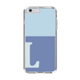 Slim Protection Case［ Original - initial two tone - L blue ］