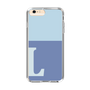 Slim Protection Case［ Original - initial two tone - L blue ］