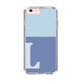 Slim Protection Case［ Original - initial two tone - L blue ］