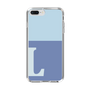 Slim Protection Case［ Original - initial two tone - L blue ］