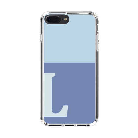 Slim Protection Case［ Original - initial two tone - L blue ］