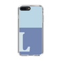 Slim Protection Case［ Original - initial two tone - L blue ］