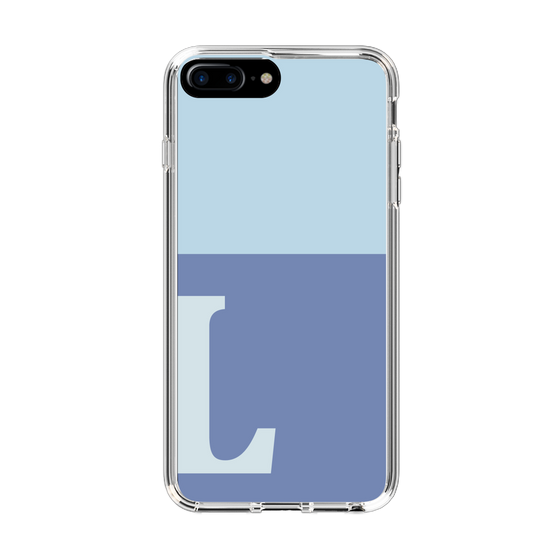 Slim Protection Case［ Original - initial two tone - L blue ］