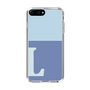 Slim Protection Case［ Original - initial two tone - L blue ］