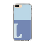 Slim Protection Case［ Original - initial two tone - L blue ］
