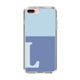 Slim Protection Case［ Original - initial two tone - L blue ］