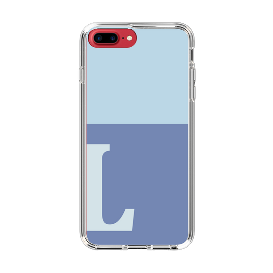 Slim Protection Case［ Original - initial two tone - L blue ］