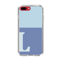 Slim Protection Case［ Original - initial two tone - L blue ］