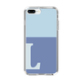 Slim Protection Case［ Original - initial two tone - L blue ］