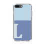 Slim Protection Case［ Original - initial two tone - L blue ］