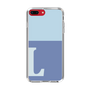 Slim Protection Case［ Original - initial two tone - L blue ］