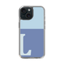 Slim Protection Case［ Original - initial two tone - L blue ］