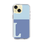 Slim Protection Case［ Original - initial two tone - L blue ］