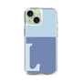 Slim Protection Case［ Original - initial two tone - L blue ］