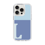 Slim Protection Case［ Original - initial two tone - L blue ］