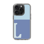 Slim Protection Case［ Original - initial two tone - L blue ］