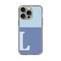 Slim Protection Case［ Original - initial two tone - L blue ］